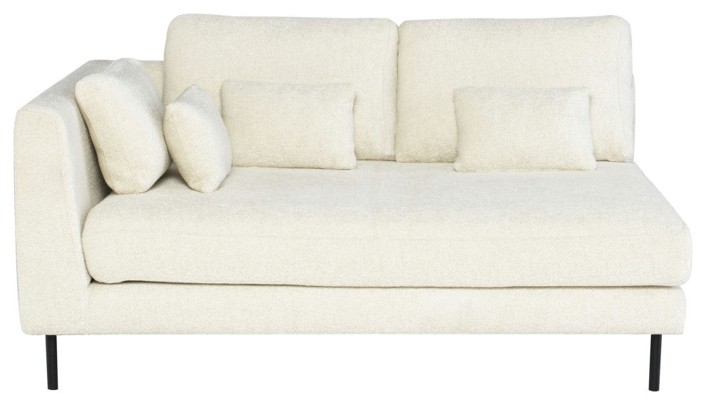 Gigi Coconut Fabric  Modular Sofa Left