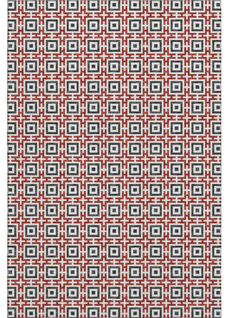 Addison Premium Washable Mayfield AMF139 Red 3' x 5' Rug