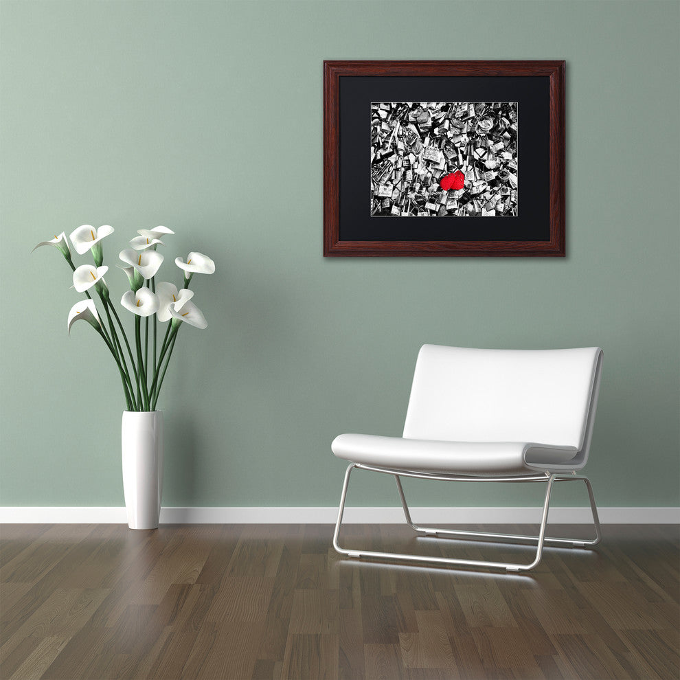 Philippe Hugonnard ''Love Locks'' Matted Framed Art, 16x20