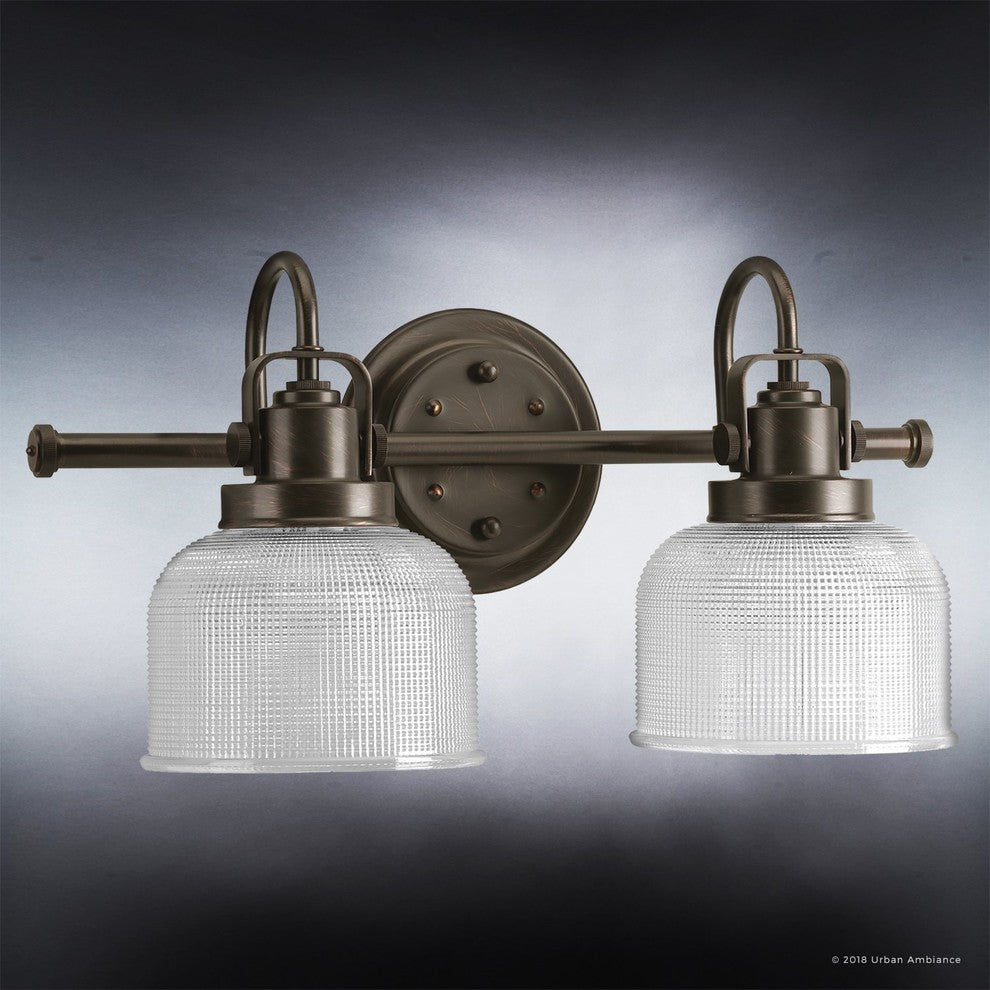 Luxury Industrial Bath Vanity Light, Harlow Series, Fashion Bronze