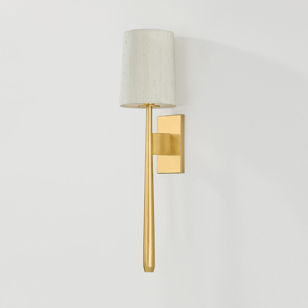 Hudson Valley Lighting Bridgeton Wall Sconce, Aged Brass