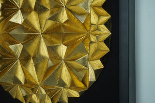 Golden Ridges Shadow Box Wall DÃ©cor