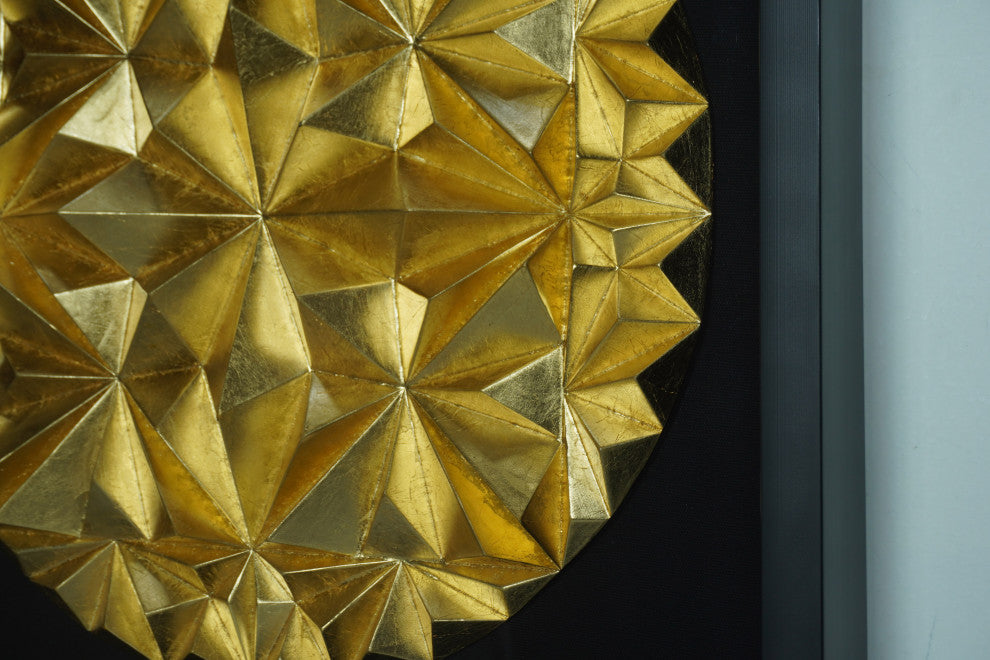 Golden Ridges Shadow Box Wall DÃ©cor