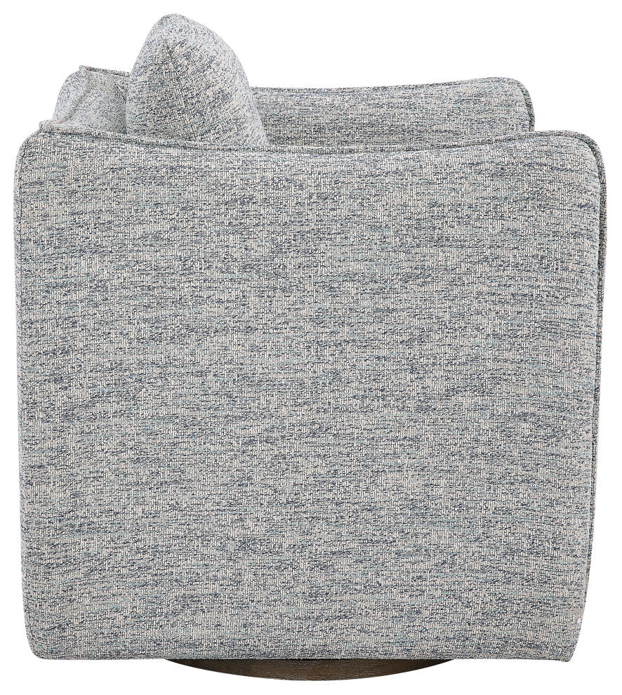Uttermost Corben Blue Swivel Chair