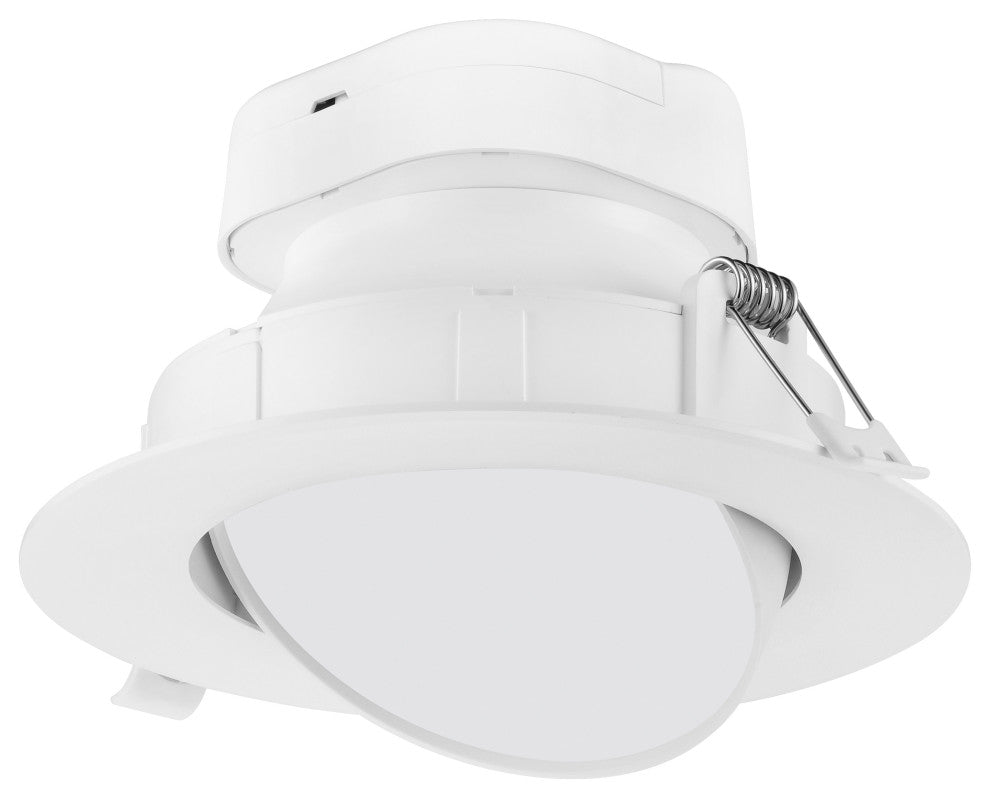 9 watt LED Direct Wire Downlight - Gimbaled - 6 inch - 5000K - 120 volt - Dimmab
