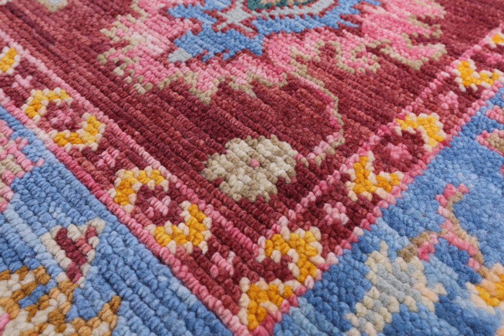 3' 11" X 6' 5" Turkish Oushak Handmade Rug - Q15885