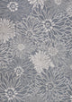 Bahamas Modern All-Over Floral Indoor/Outdoor Area Rug, Navy/Gray, 3x5