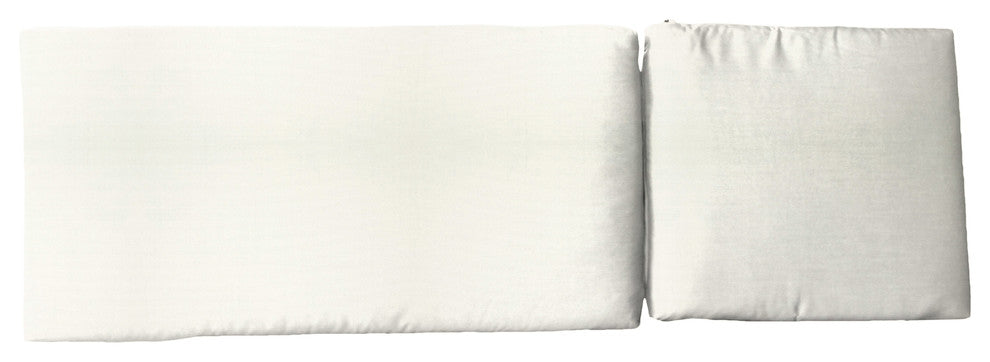 Sunbrella Designer Chaise Lounge Cushions Knife Edge Set of 2, Canvas Natural