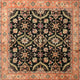 Ahgly Company Indoor Square Traditional Area Rugs, 3' Square