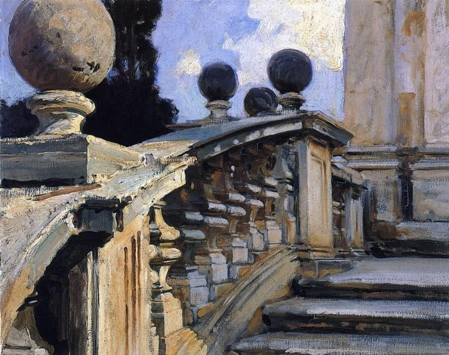 John Singer Sargent The Steps of the Church Wall Decal