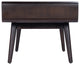 Dark Brown Storage Coffee Table