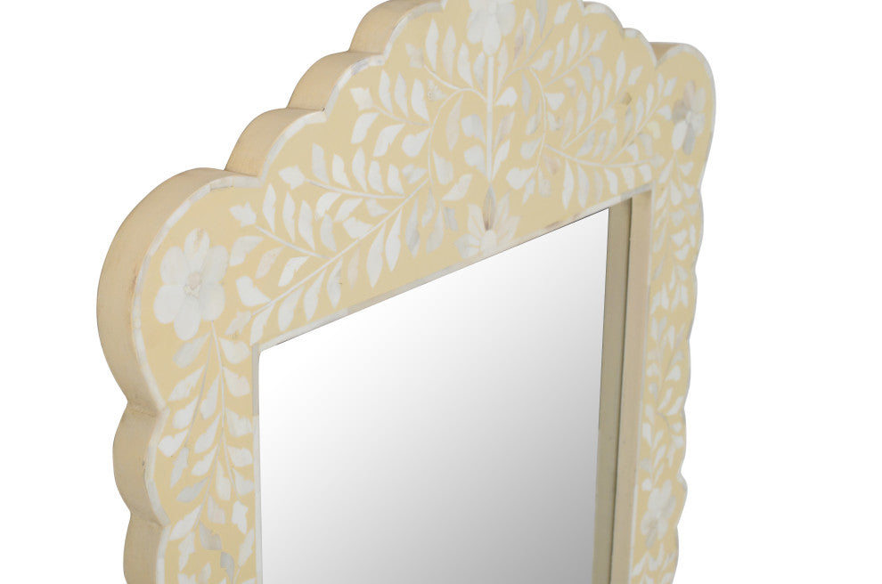 Jasmines Bone Inlay 36"x24" Mirror