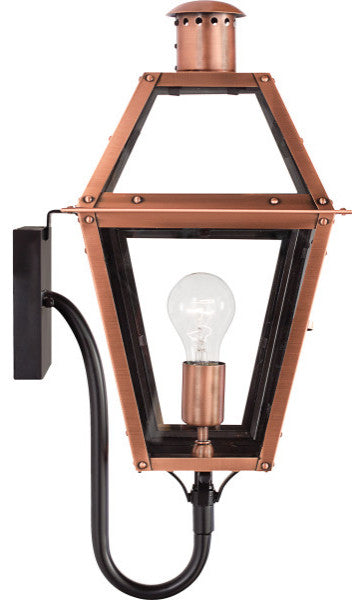 Rue De Royal 1-Light Outdoor Lantern, Industrial Bronze