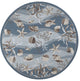 90 X 114 Seafoam Polyester Rug