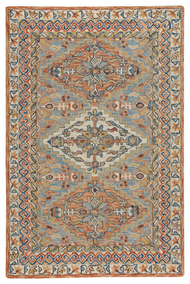Shakta-Kazak Hand Tufted Area Rug, 10'x14'