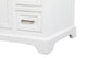 Amber Single Bathroom Vanity, Blue, White, 32"