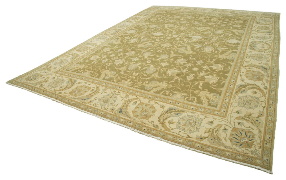 Rug N Carpet - Hand-Knotted Oriental 11' 9" x 15' 10" Large Oushak Area Rug