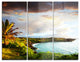 "Hawaii Oahu Island" Photography Glossy Metal Wall Art, 3 Panels, 36"x28"