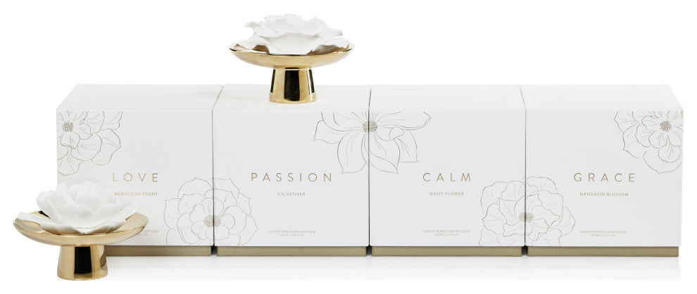 Passion Porcelain Diffuser, Fig Vetiver