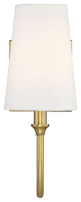 Cameron 1-Light Sconce, Warm Brass