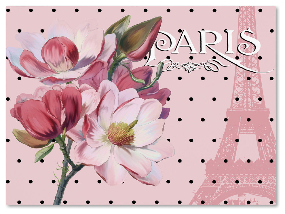 Tina Lavoie 'Paris Magnolias I' Canvas Art, 18" x 24"