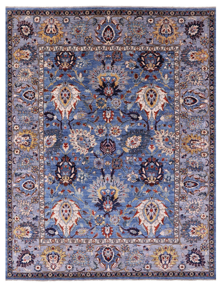8' 3" X 10' 0" Persian Fine Serapi Hand-Knotted Rug - Q12878