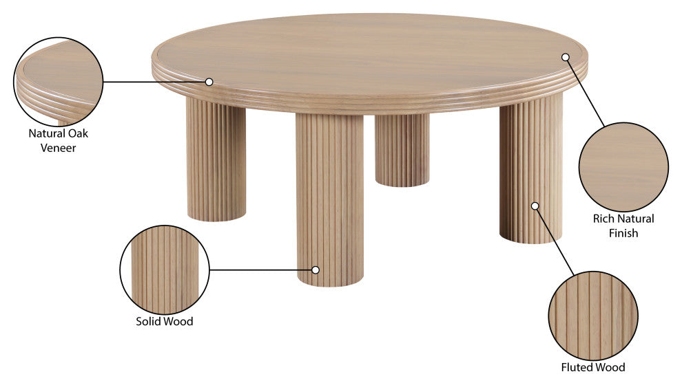 Hayden Coffee Table, Natural
