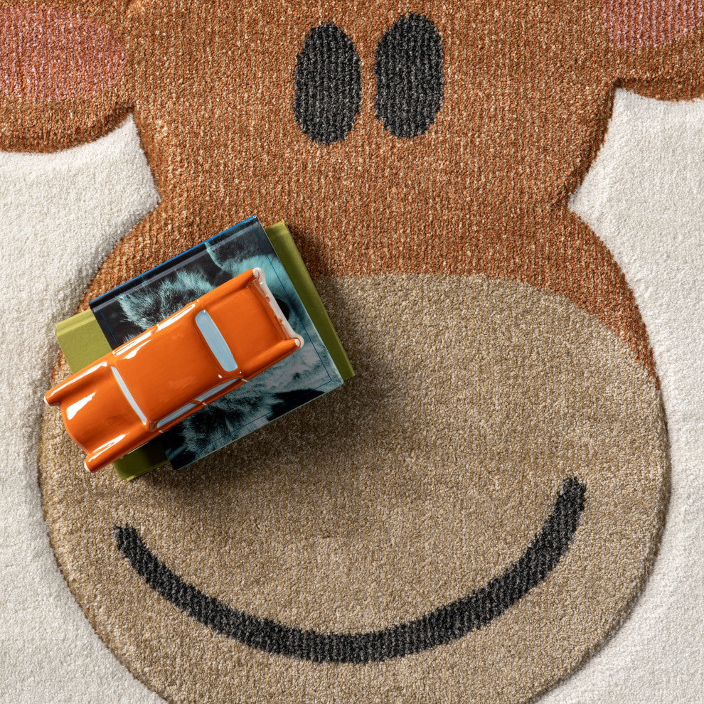 Nuloom Anabell Giraffe Kids Rug, Beige 8' x 10'