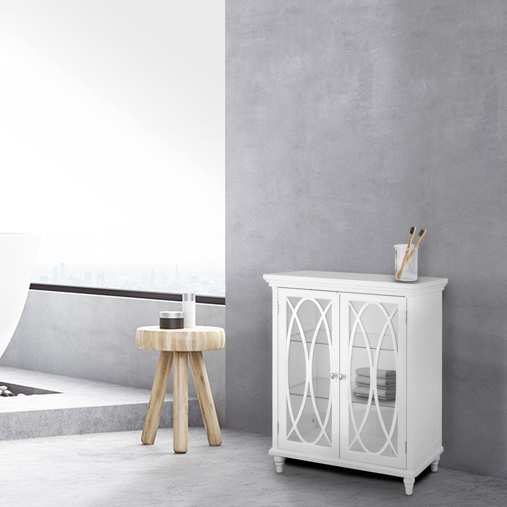 Bathroom Floor Storage Cabinet Adjust Shelves