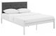 Lottie King Fabric Bed