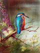 Tile Mural Kingfisher By Archibald Thorburn, 6"x8", Matte
