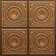 Antique Gold 3D Ceiling Panels, 2'x2', 4 Sq Ft