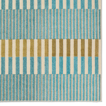 Jaipur Living Nori Geometric Blue Area Rug, 7''6"x9''6"