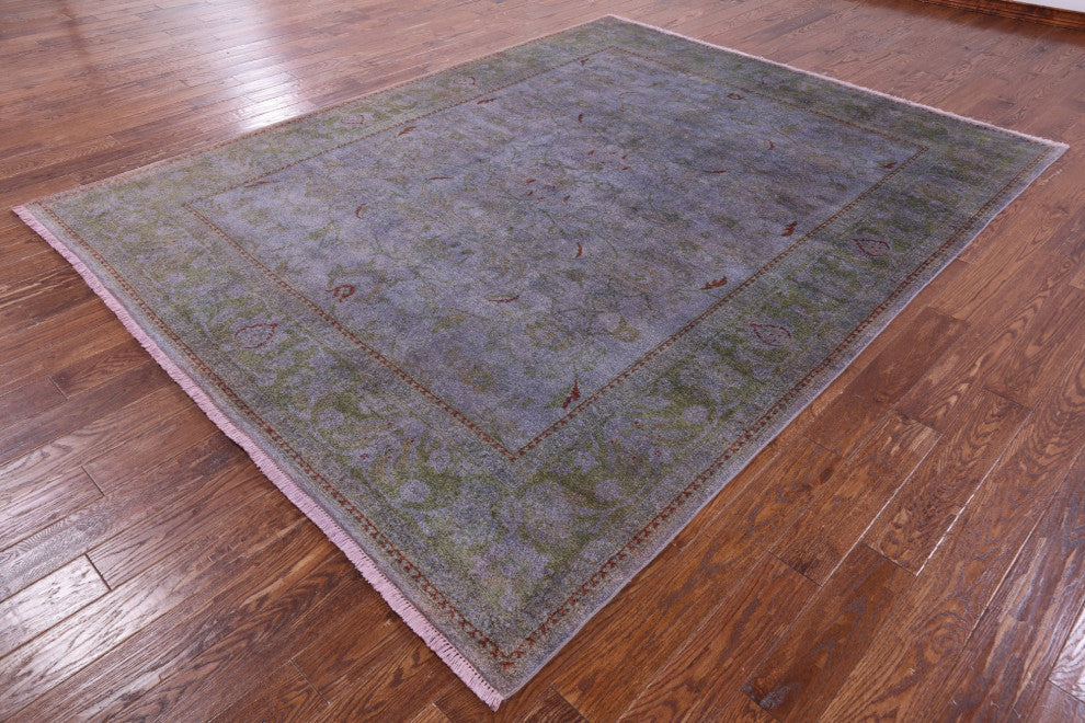 Hand Knotted Overdyed Full Pile Rug 8' 4" X 10' 6" - WR1566