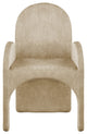 Summer Velvet Upholstered Dining Arm Chair (Set of 2), Beige, Arm Chair