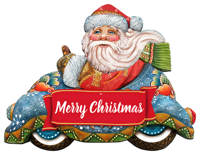 Merry Christmas Santa Door Hanger