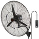 VEVOR Industrial Wall Mount Fan Oscillating Metal Fan 3 Speed, 30"œ Waterproof
