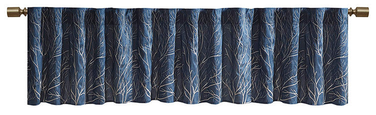 Madison Park Andora Embroidered Faux Silk Window Panel