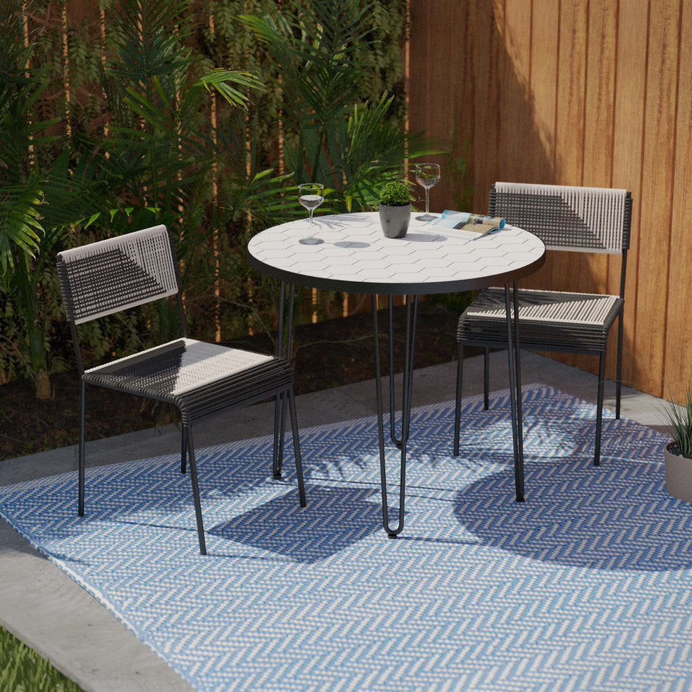 Batley Outdoor Dining Set 3-Piece
