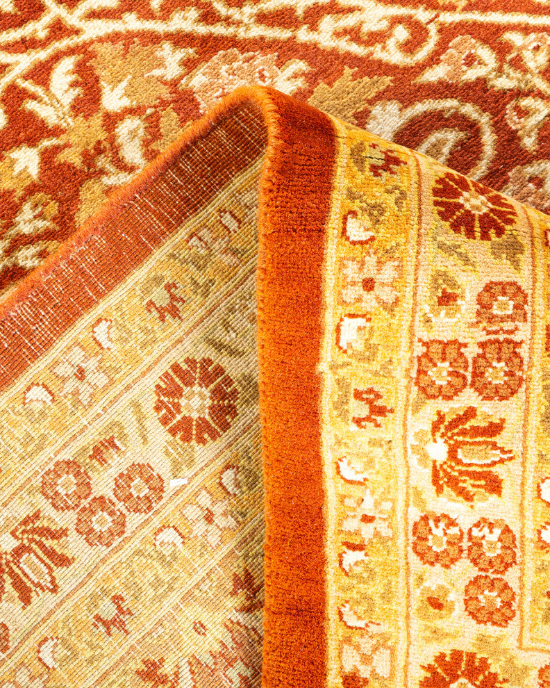 Bokpyin One-of-a-Kind Hand-Knotted Area Rug Orange, 8'2"x10'2"