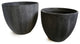 Charcoal Composite Planter Pot Large
