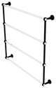 Pacific Beach 4 Tier 36" Ladder Towel Bar with Dotted Accents, Matte Black