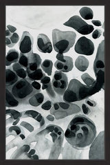 "Footprints Everywhere" Framed Painting Print, 12"x18"