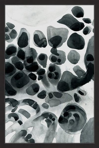 "Footprints Everywhere" Framed Painting Print, 12"x18"