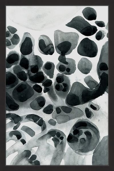 "Footprints Everywhere" Framed Painting Print, 12"x18"