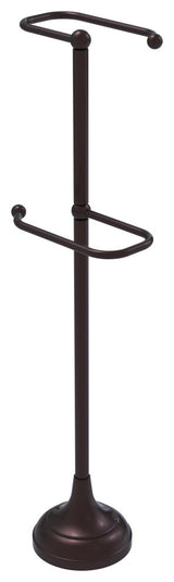 Free Standing Two Roll Toilet Tissue Stand, Antique Bronze