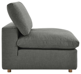 Commix Down Filled Overstuffed 5-Piece Sectional Sofa, Gray