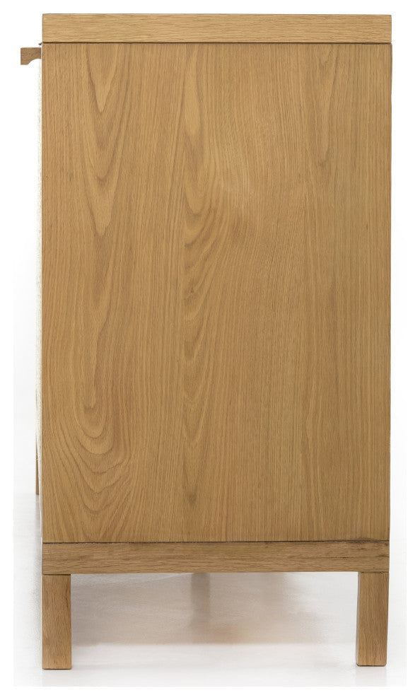Allegra Sideboard-Honey Oak Veneer