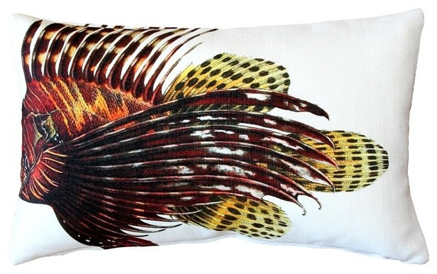 Pillow Decor - Lionfish Fish Pillow 12 x 20