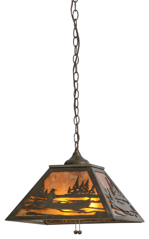 16Sq Canoe At Lake Pendant